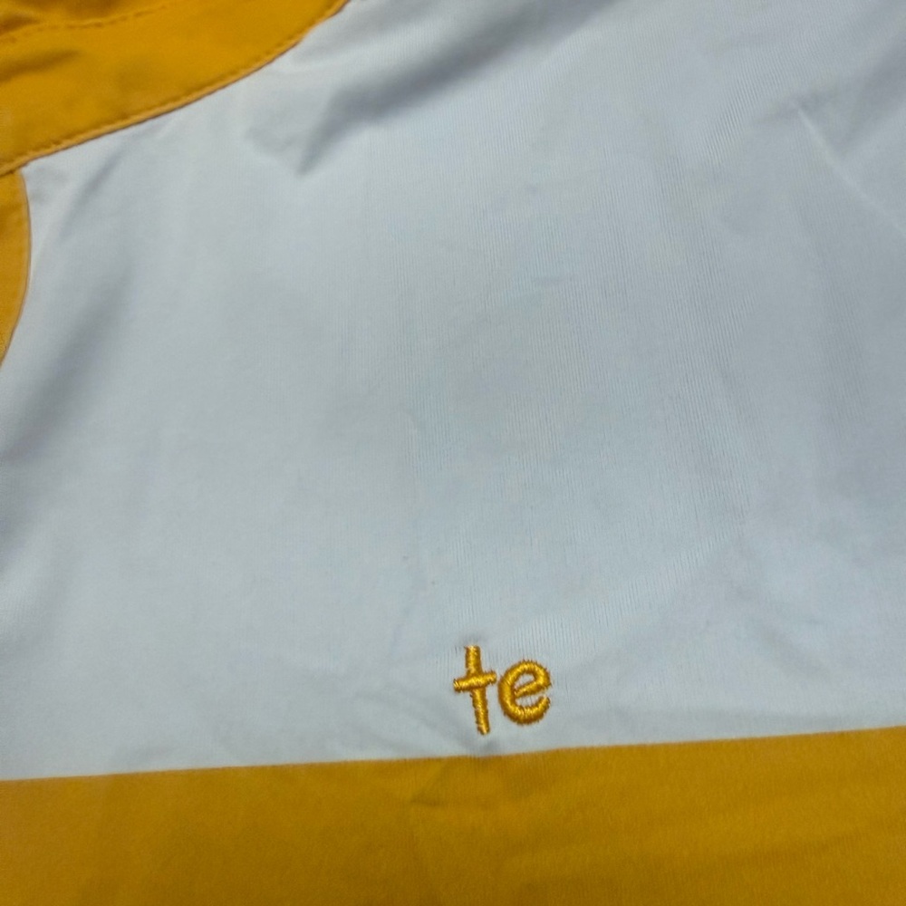 New with Tags Tipsy Elves Yellow and Light Blue Polo Top - Picture 6 of 7